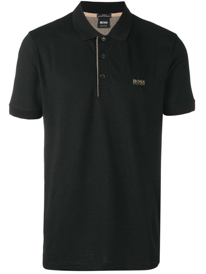Boss Hugo Boss Gold Capsule Slim-fit Polo-shirt - Black