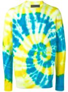 The Elder Statesman Tie Dye Jumper - Yellow