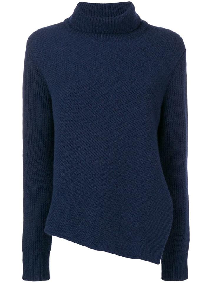 Cédric Charlier Roll Neck Jumper - Blue