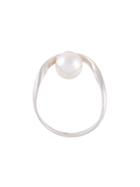Maison Margiela Pearl Charm Ring - Metallic