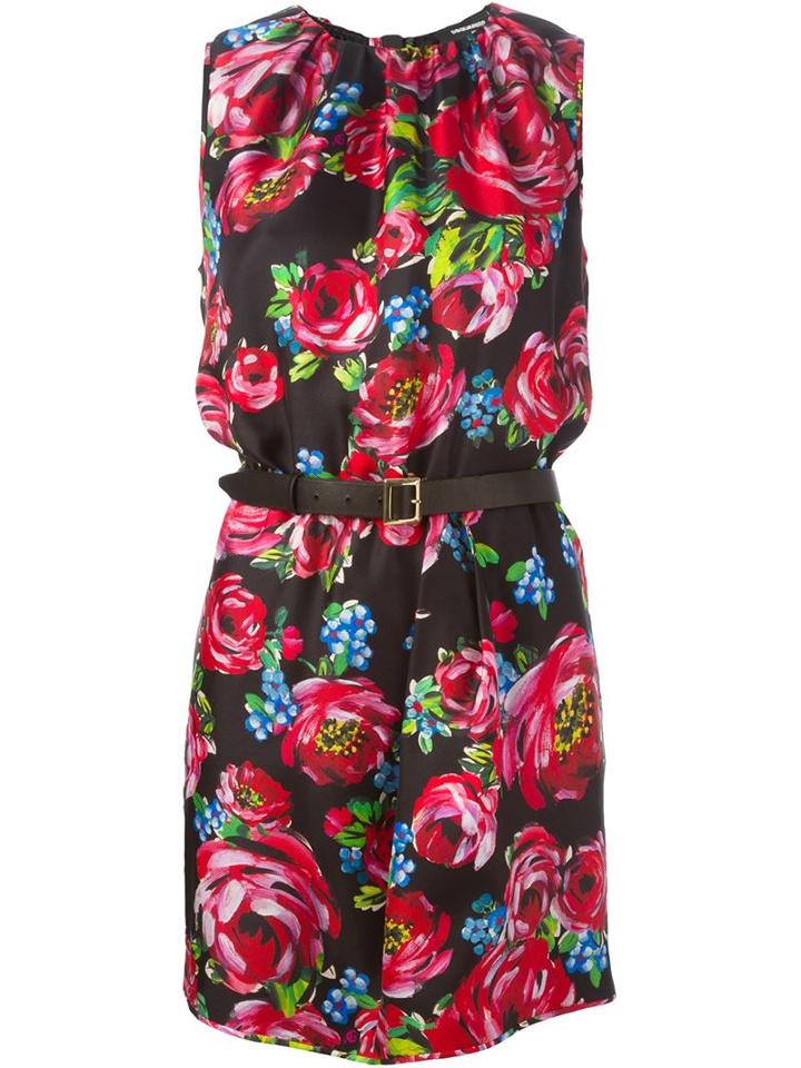 Dsquared2 Rose Print Dress