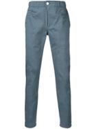 Julien David Gathered Waist Trousers - Blue