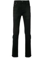 Valentino Stitch Detailed Skinny Jeans - Black