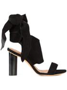 Iro Ditta Tie Detail Sandals - Black