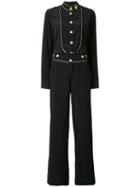 Pierre Balmain - Tailored Jumpsuit - Women - Silk - 38, Black, Silk