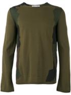 Comme Des Garçons Shirt Crew Neck Jumper, Men's, Size: Medium, Green, Acrylic/wool
