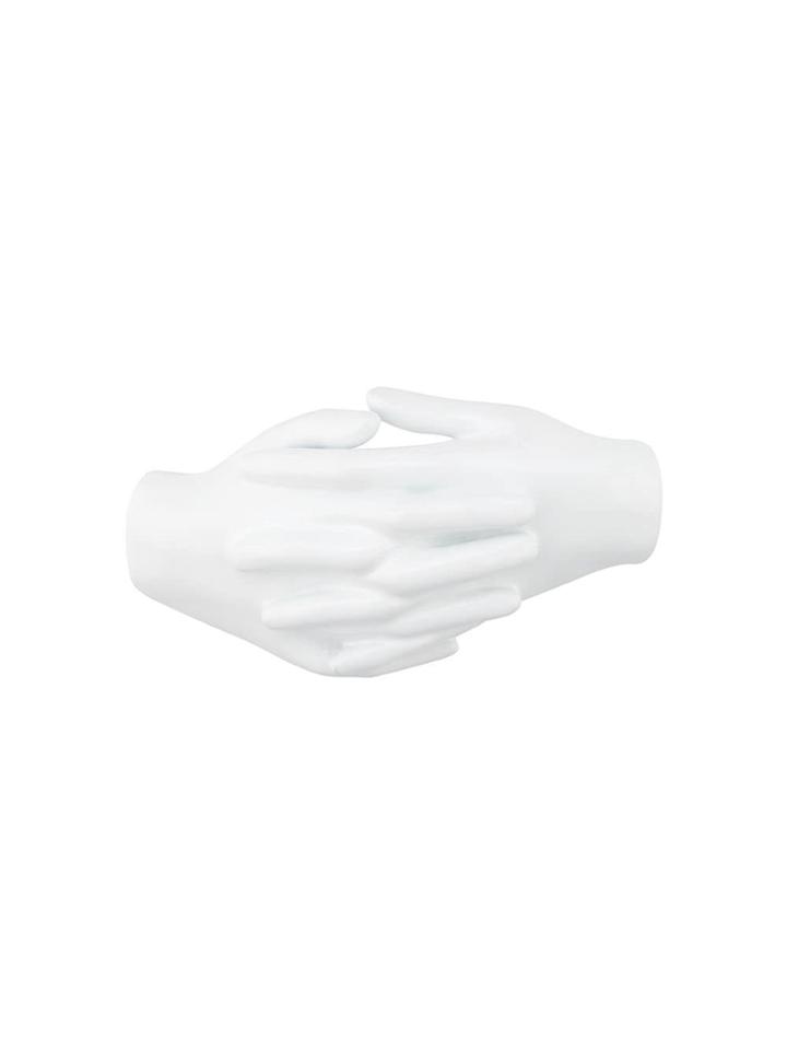 A.w.a.k.e. Mode Holding Hands Brooch - White