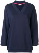 Kenzo Oversized Logo Back Sweatshirt - Blue