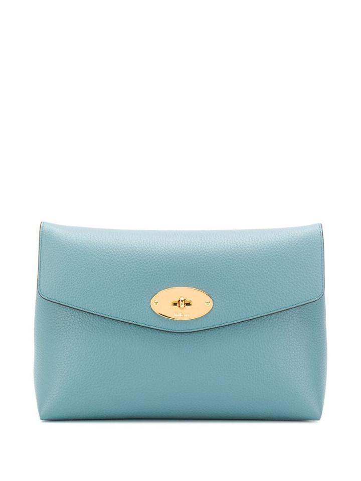 Mulberry Darley Large Cosmetic Pouch - Blue