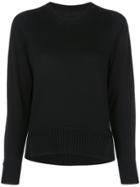 Proenza Schouler Merino Crewneck Top - Black