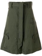 Damir Doma Jacquard Cargo Shorts - Green