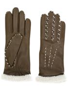 Agnelle Marie Louise Gloves - Brown