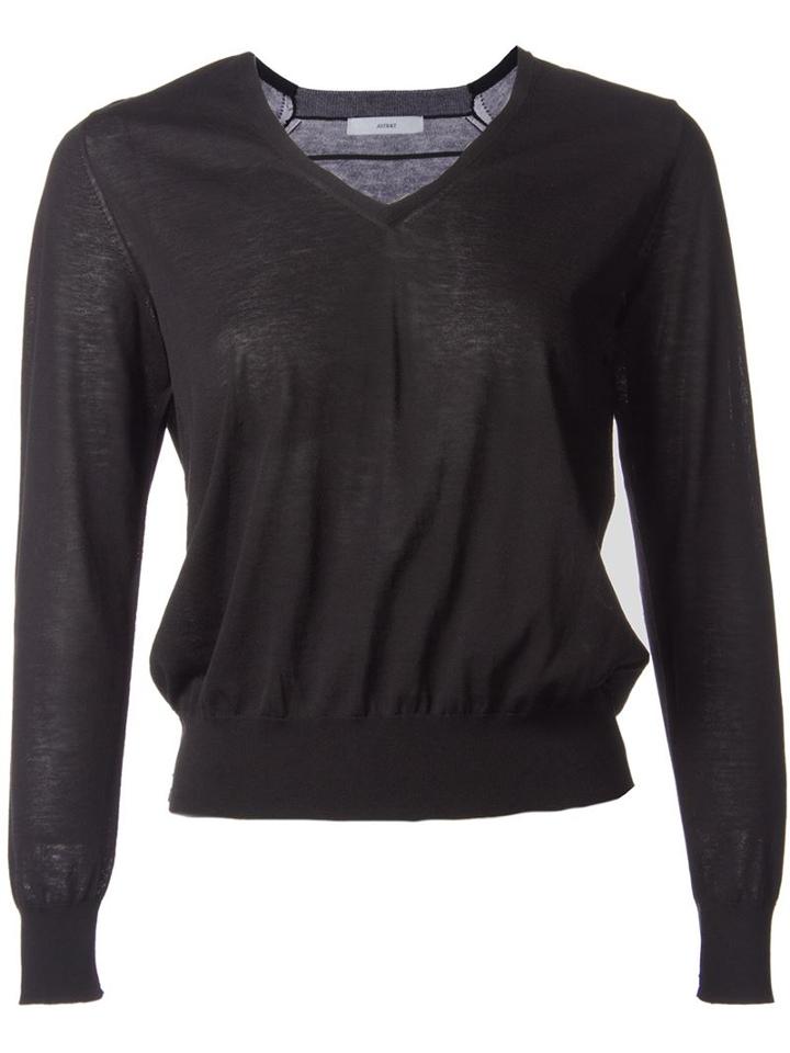 Astraet Lightweight V Neck Long Sleeve Jumper