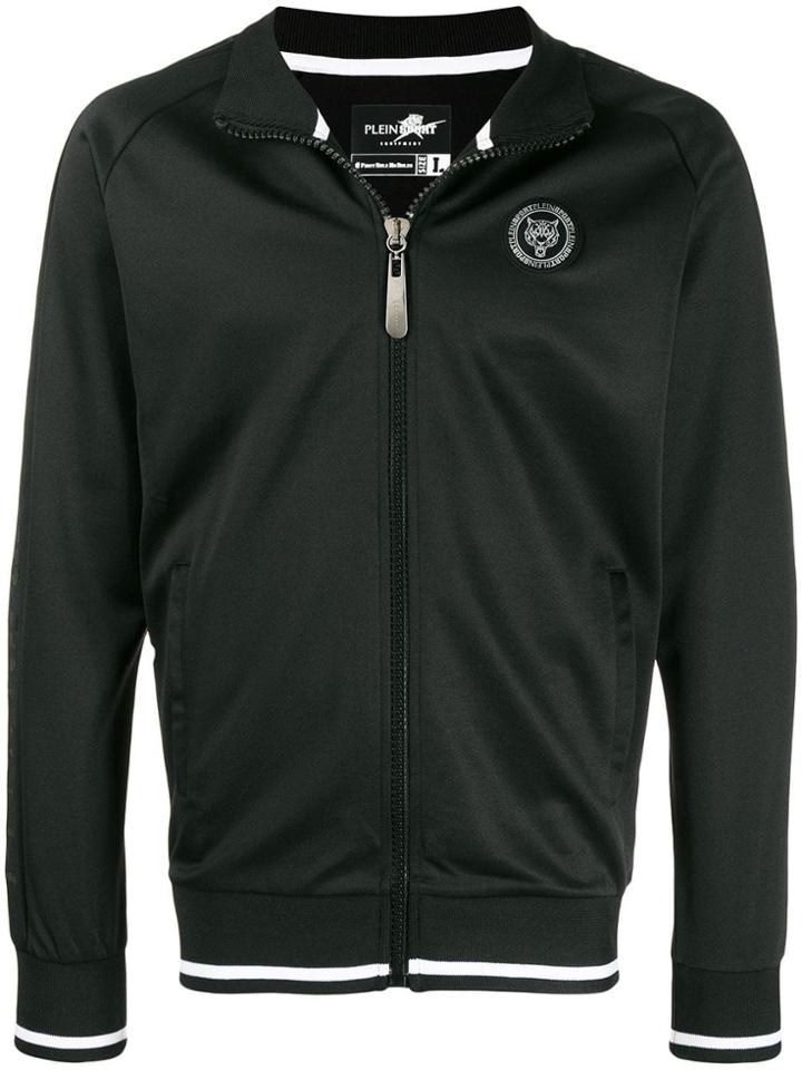 Plein Sport Back Logo Patch Sports Jacket - Black