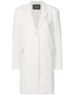 Les Copains Single Breasted Coat - White