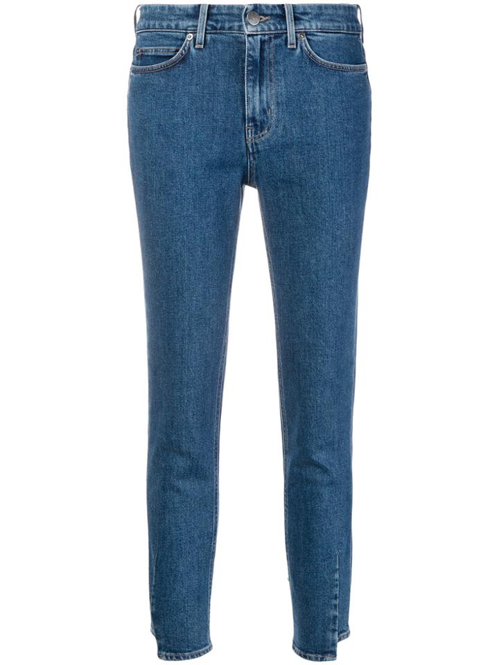Mih Jeans Skinny Cropped Jeans - Blue