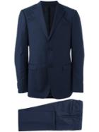 Z Zegna Fitted Dress Suit, Men's, Size: 54, Blue, Cupro/wool