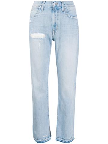 Slvrlake Rider Distressed Denim Jeans - Blue