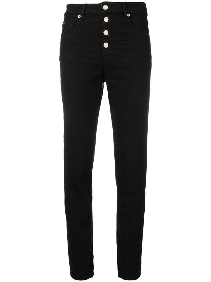 Iro High-waist Fitted Jeans - Black