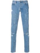 Givenchy Designer Logo Jeans - Blue