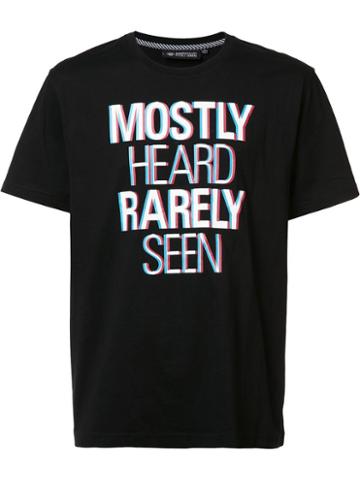 Mostly Heard Rarely Seen Logo Print T-shirt, Men's, Size: Medium, Cotton