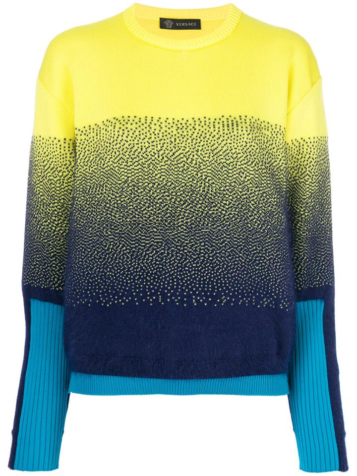 Versace Patterned Jumper - Yellow & Orange
