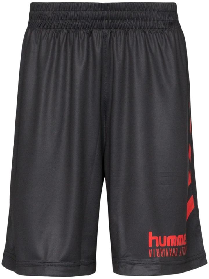 Willy Chavarria X Hml Stripe Print Track Shorts - Black
