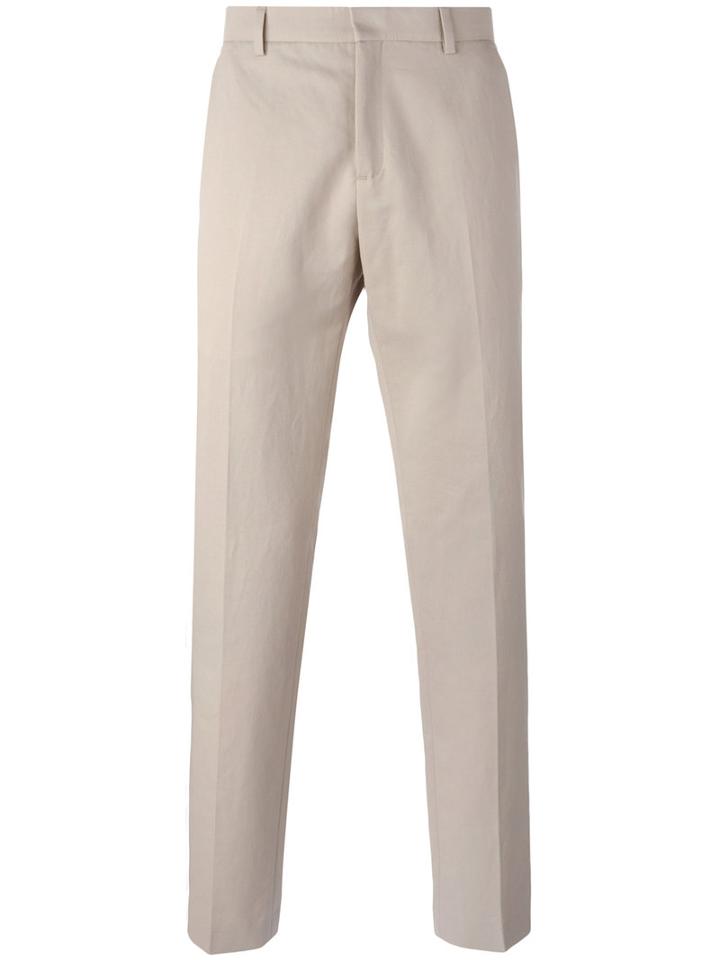 Ami Alexandre Mattiussi - Chino Trousers - Men - Wool - 50, Nude/neutrals, Wool