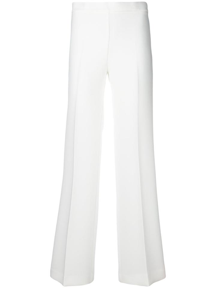 P.a.r.o.s.h. Wide Leg Tailored Trousers - White