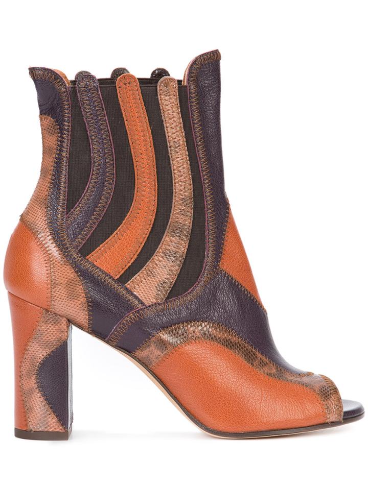 Derek Lam Ursula Open Toe Bootie - Multicolour