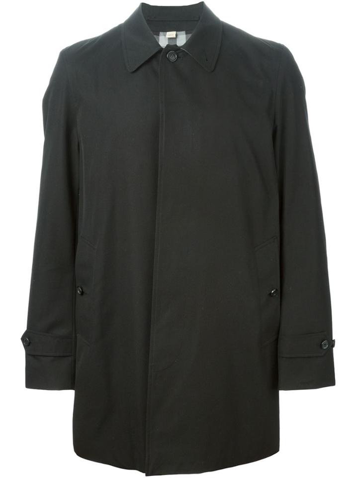 Burberry Gabardine Car Coat - Black
