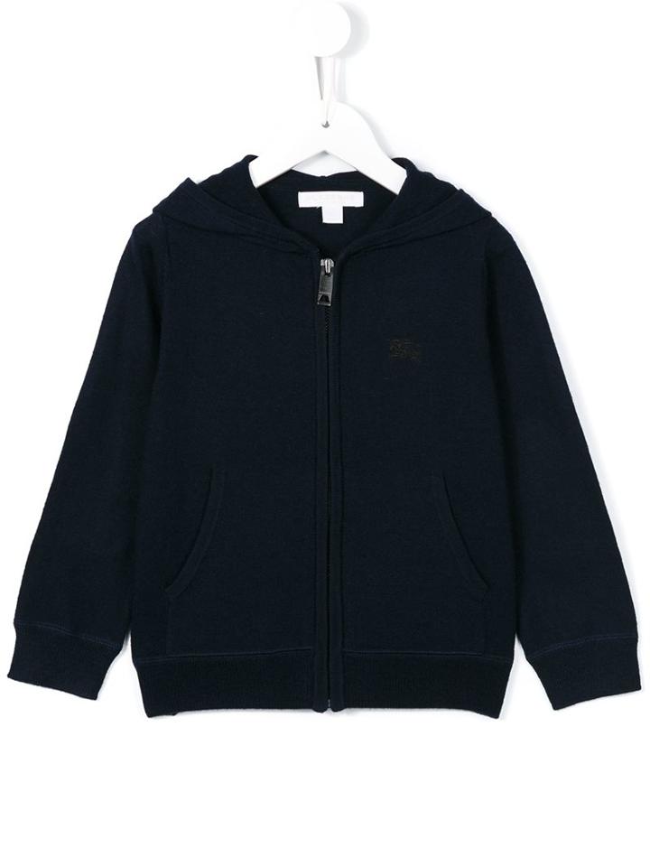 Burberry Kids Hooded Zip Cardigan