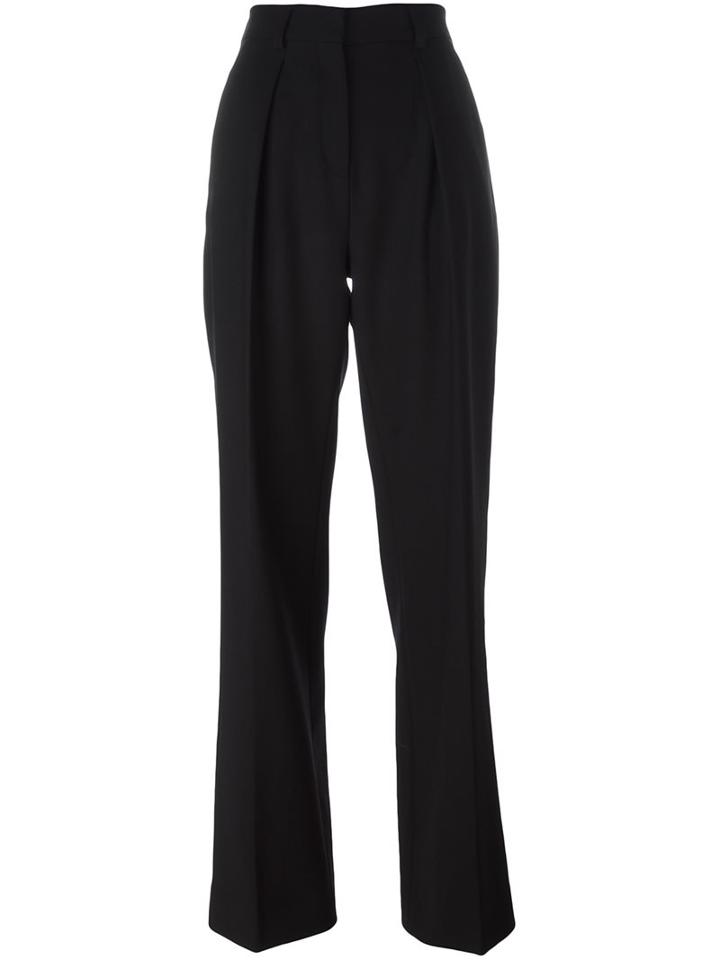 Iro Flared Trousers, Women's, Size: 42, Black, Spandex/elastane/virgin Wool