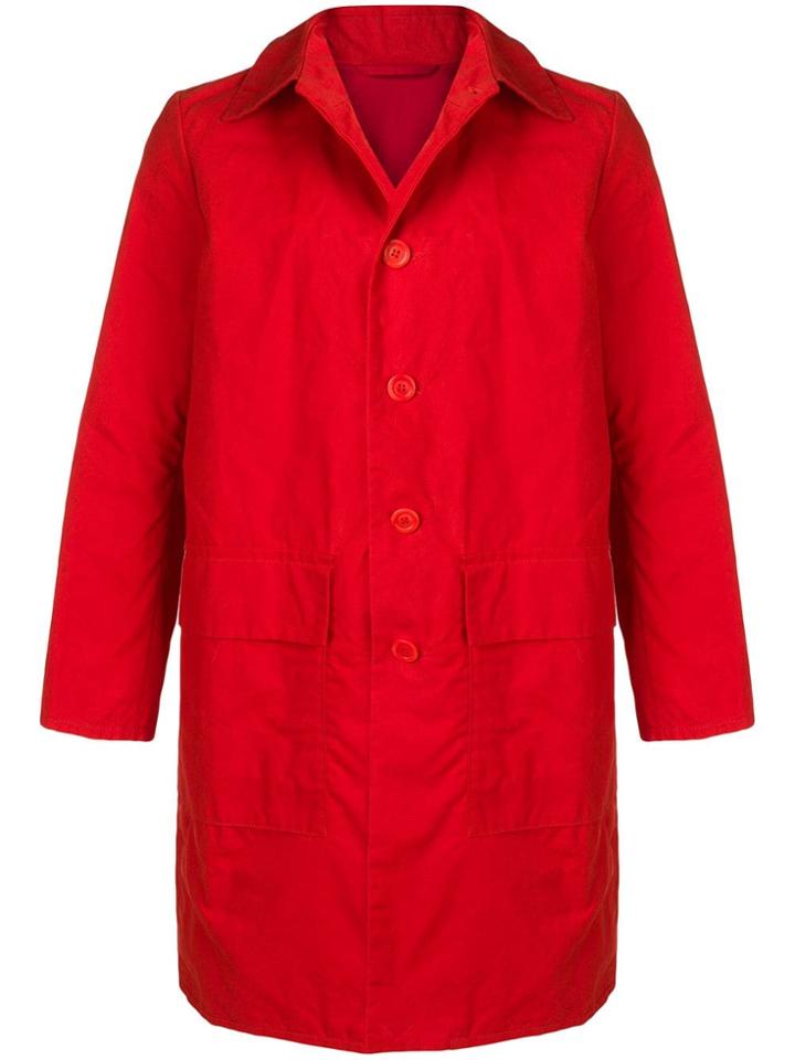 Casey Casey Single-breasted Coat - Red
