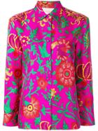 La Doublej Floral Print Shirt - Pink
