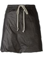 Rick Owens 'bud' Folded Hem Shorts