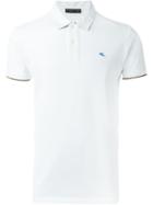 Etro Classic Polo Shirt, Men's, Size: Xl, White, Cotton