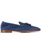 Santoni Cutout Slippers - Blue