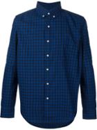 321 Plaid Button Down Shirt, Men's, Size: L, Blue, Cotton