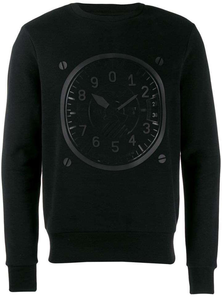 Ralph Lauren Purple Crew Neck Sweatshirt - Black