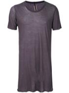 Rick Owens - Long Length T-shirt - Men - Cotton - M, Pink/purple, Cotton