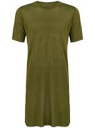 Rick Owens Longline Crewneck T-shirt - Green