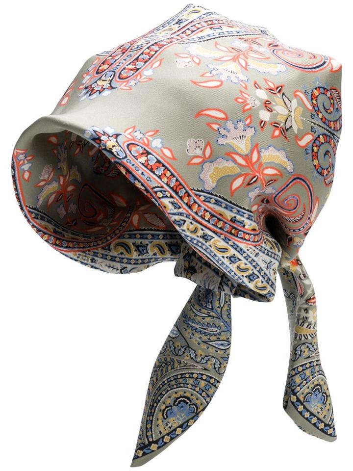 Etro Paisley Printed Head Wrap - Green