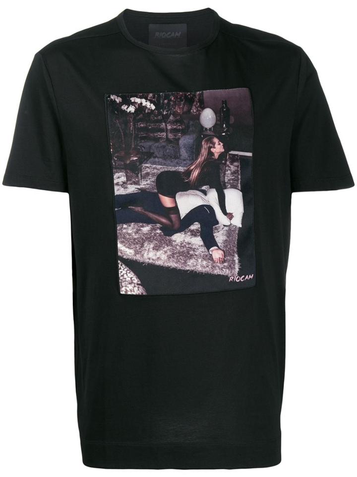 Limitato Woman Print T-shirt - Black