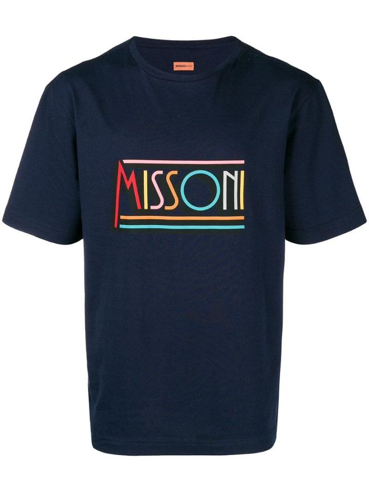 Missoni Mare Logo-print T-shirt - Blue