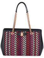Salvatore Ferragamo - Zigzag Vara Bow Tote Bag - Women - Leather - One Size, Black, Leather