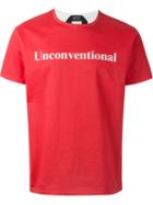 No21 Contrast Back T-shirt, Men's, Size: Large, Red, Cotton