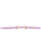 Alice Mccall Double-buckle Belt - Purple