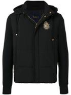 Billionaire Hooded Shell Puffer Coat - Black