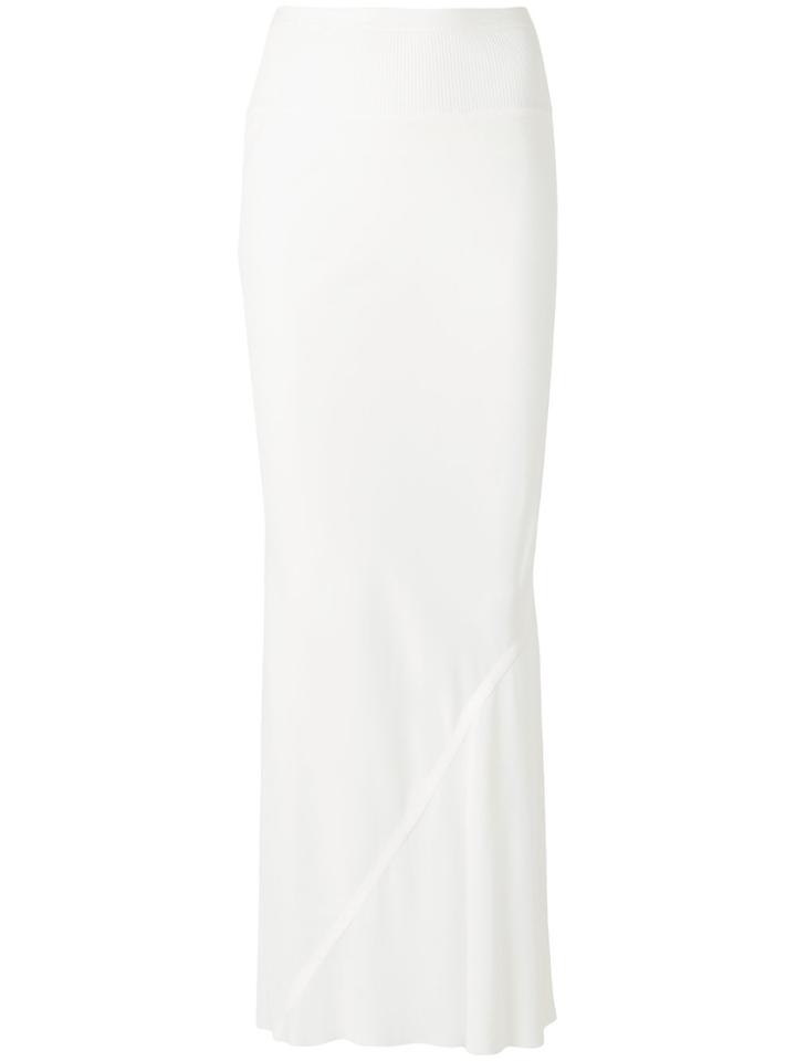 Rick Owens High-waisted Skirt - White
